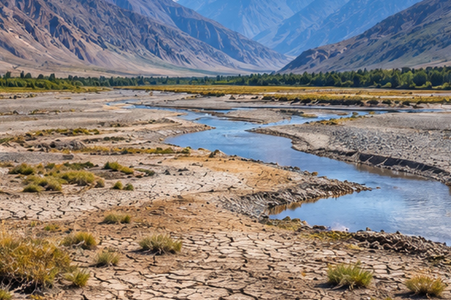 Drought and low-flow landscape
